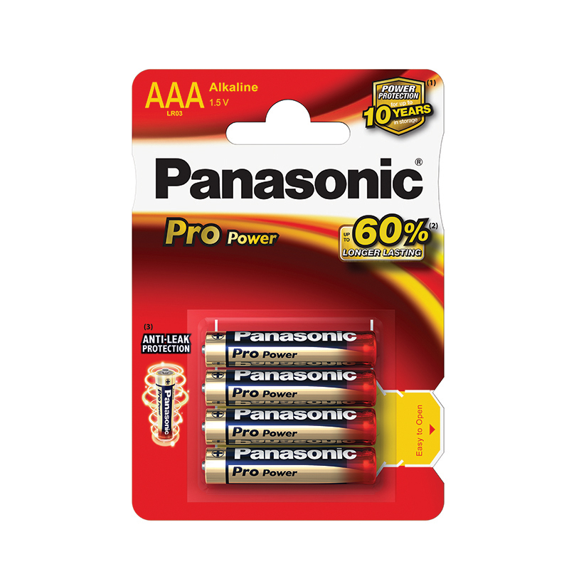 4x PILHA ALCALINA 1.5V AAA LR03 BLISTER