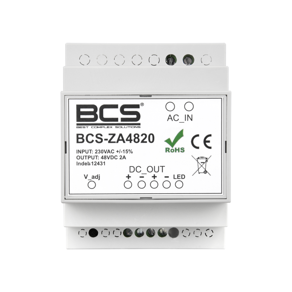 FONTE ALIMENTAÇÃO  230Vac 48Vdc 2A