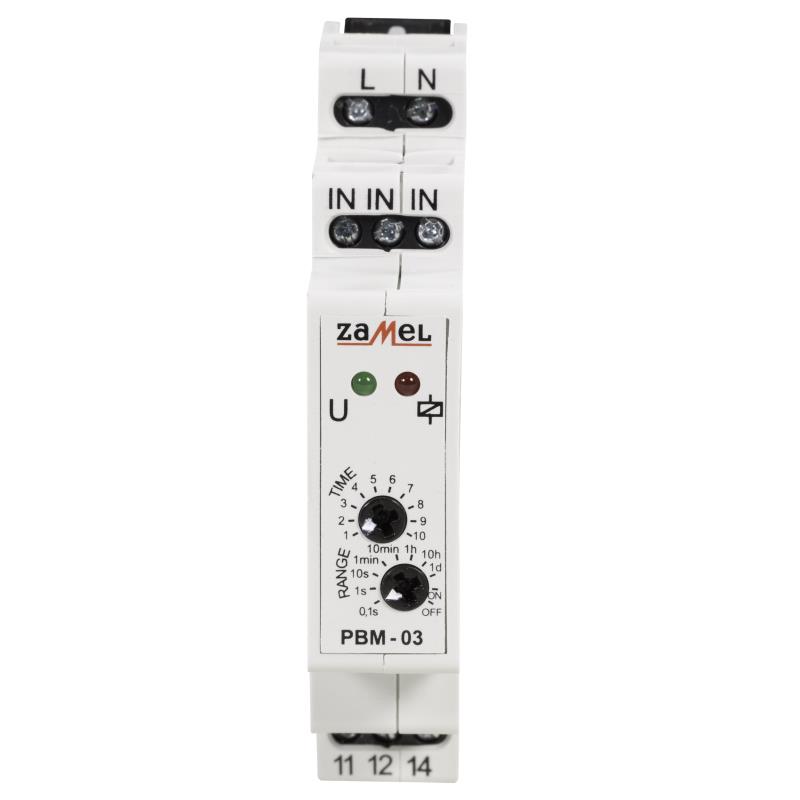 TELERRUPTOR MODULAR 230Vac TEMPORIZADO