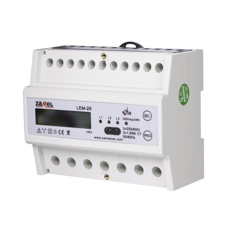 [ZMLEM20] ANALIZADOR MODULAR DE CONTAJE TRIFÁSICO KW RS