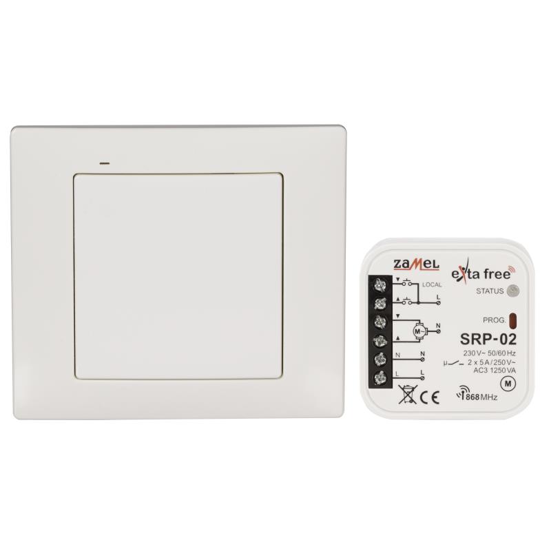 [ZMRZB03] KIT DE TRANSMISOR Y RECEPTOR PARA CONTROL DE PERSIANAS EXTA FREE