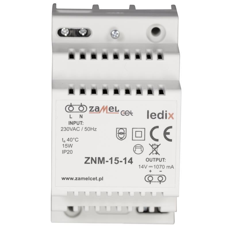 [ZMZNM1514] FUENTE DE ALIMENTACIÓN MODULAR LED 14Vdc 15W