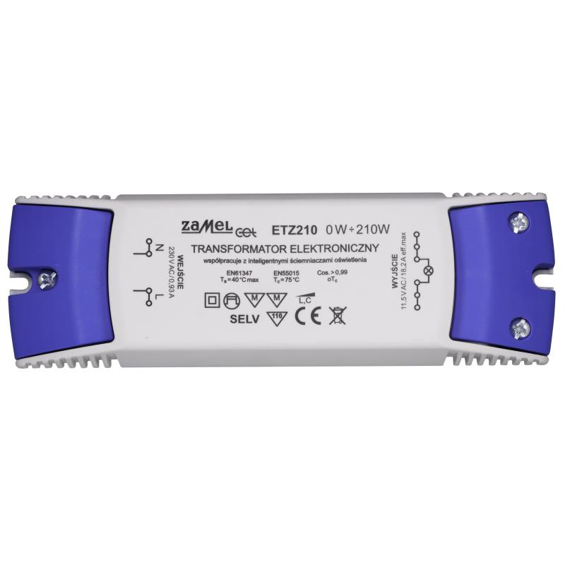 [ZMETZ210] TRANSFORMADOR ELECTRÓNICO 230Vac 11.5Vac 0-210W