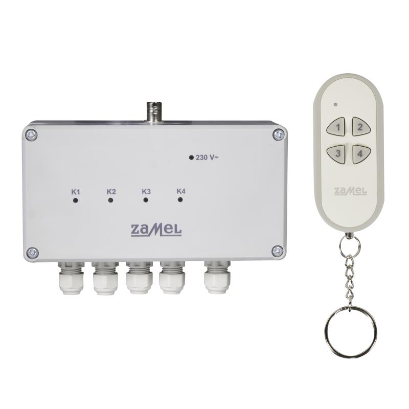 [ZMRWS311C/Z] KIT RECETOR E CONTROL 4 CANALES PARA INSTALACIÓN EN EXTERIOR EXTA FREE
