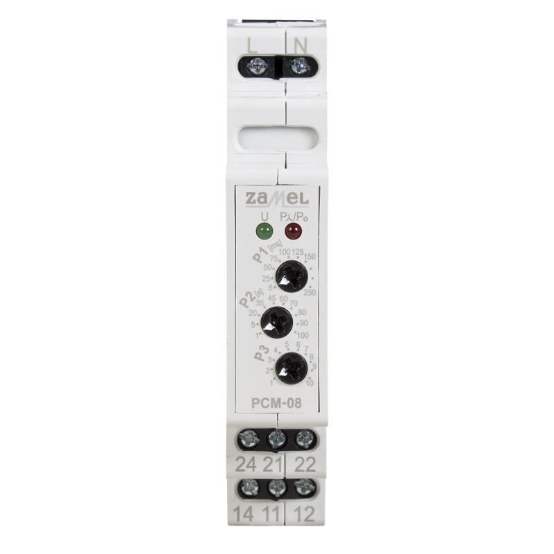 [ZMPCM08] RELÉ TEMPORIZADO MODULAR ESTRELA-TRIÂNGULO