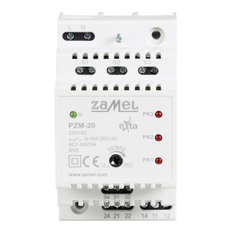 RELÉ MODULAR CONTROLO NIVEL LIQUIDO