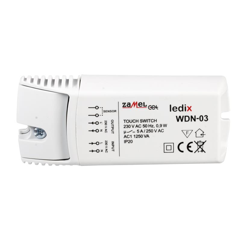 [ZMWDN03] INTERRUPTOR TÁCTIL 230Vac (PARA USUARIOS CON MARCAPASOS)