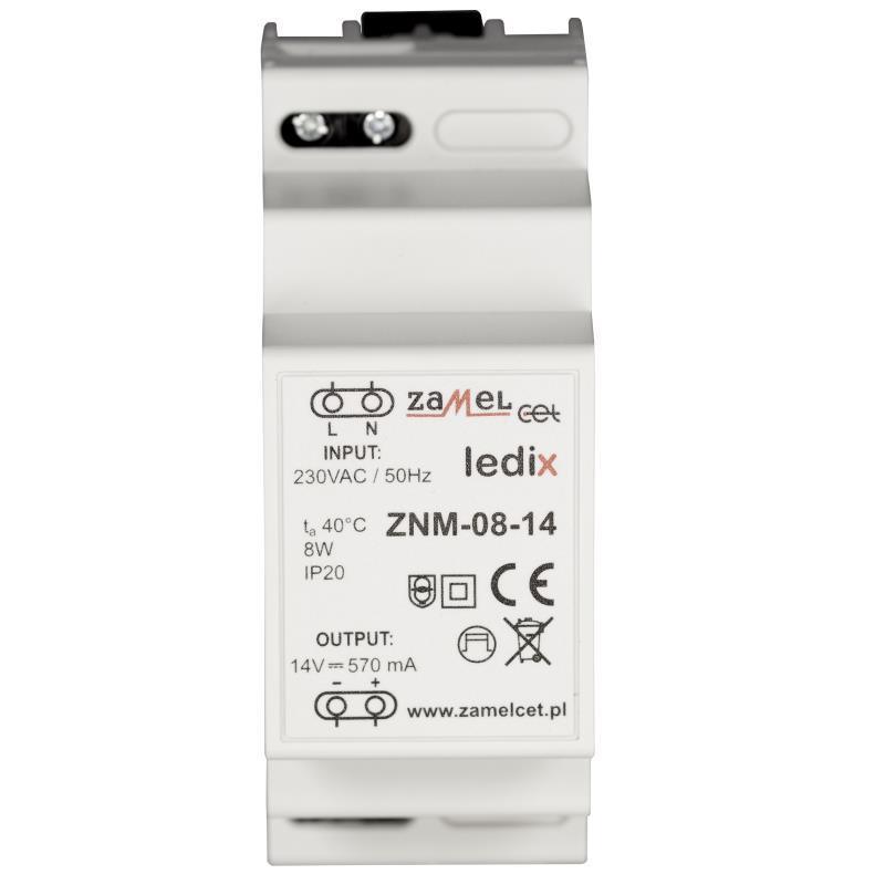 FUENTE DE ALIMENTACIÓN MODULAR LED 14Vdc 8W