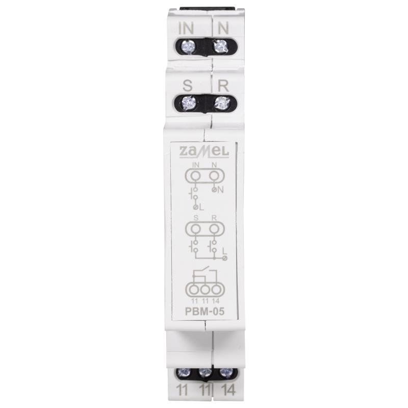 [ZMPBM05] TELERRUPTOR MODULAR 230Vac CON SET/RESET CONSUMO ZIERO