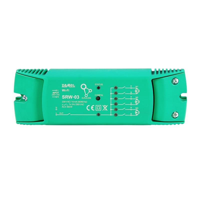 [ZMSRW03] RECETOR Wi-Fi 3 ESTORES + 1 CANAL SUPLA