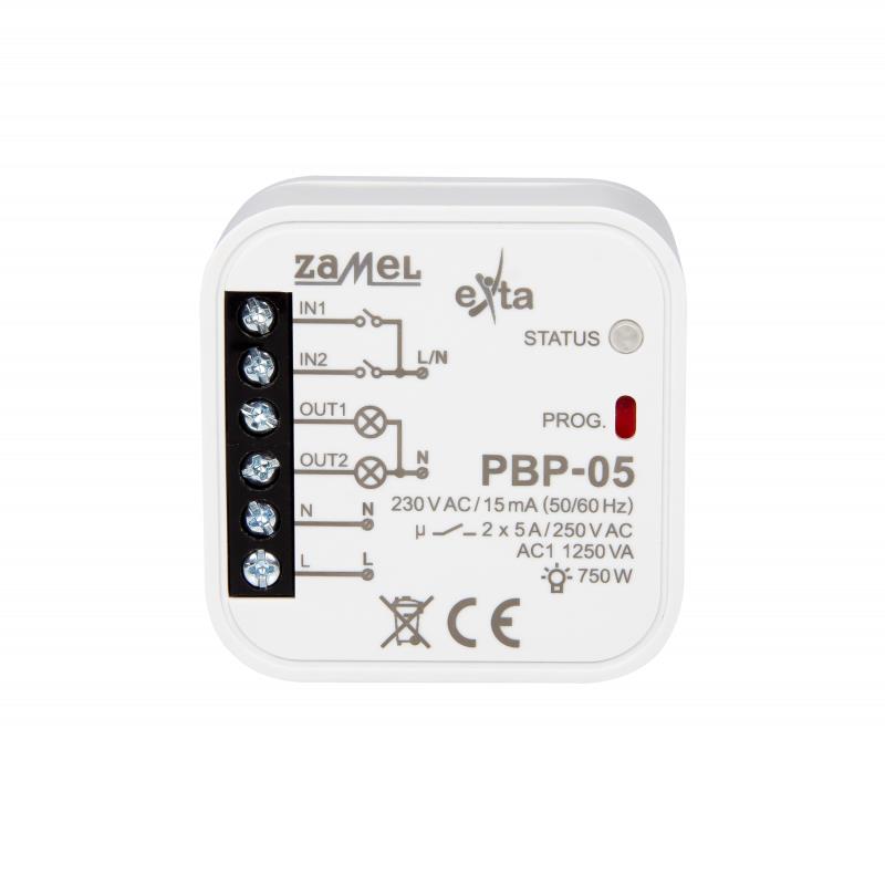 [ZMPBP05] TELERRUPTOR 2 CANALES 230Vac PARA CAJA DE EQUIPO