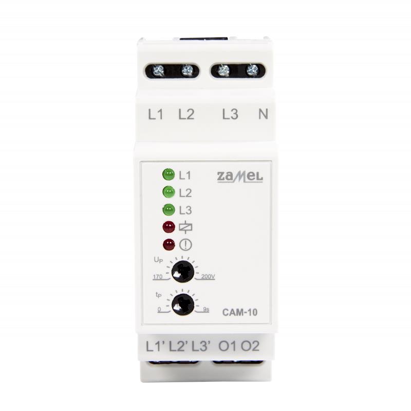 [ZMCAM10] SENSOR MODULAR SECUENCIA E FALTA FASE CON CONTROL CONTACTO