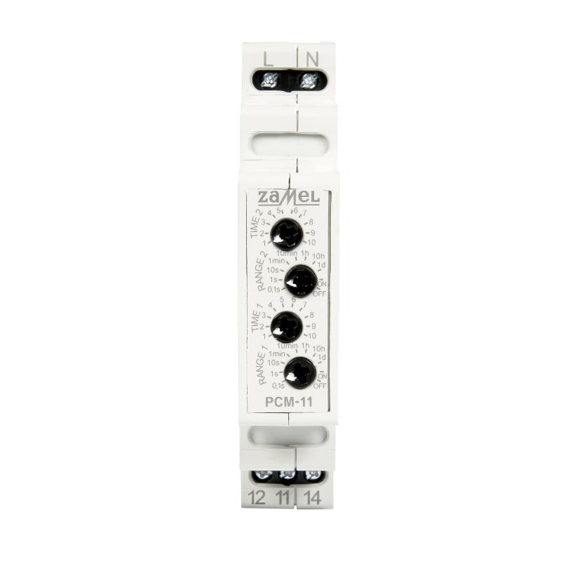 [ZMPCM11] RELÉ TEMPORIZADO MODULAR MULTIMODO 2 TEMPORIZAÇÕES