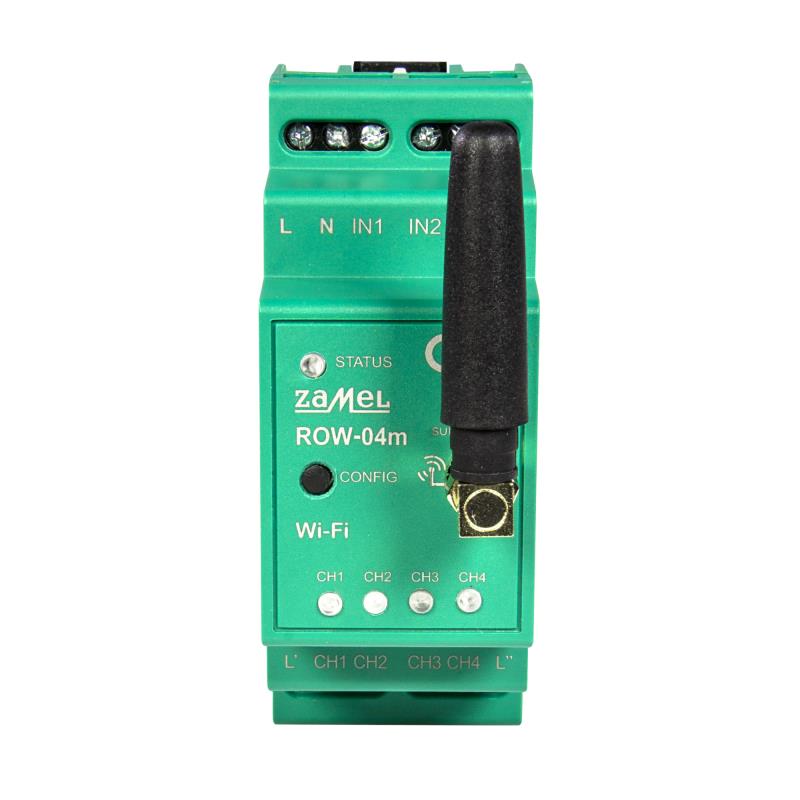[ZMROW04m] RECETOR Wi-Fi 4 CANAIS MODULAR SUPLA