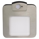 MOZA EMPOTRAR 230Vac PIR BLANCO FRIO ACERO INOXIDABLE