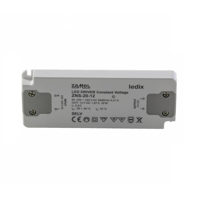 [ZMZNS2012] FONTE ALIMENTAÇÃO LED SLIM 12Vdc 20W