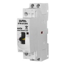 CONTACTOR MODULAR ELECTROMAGNÉTICO COM CONTROLO MANUAL 25A 2xNA 230Vac