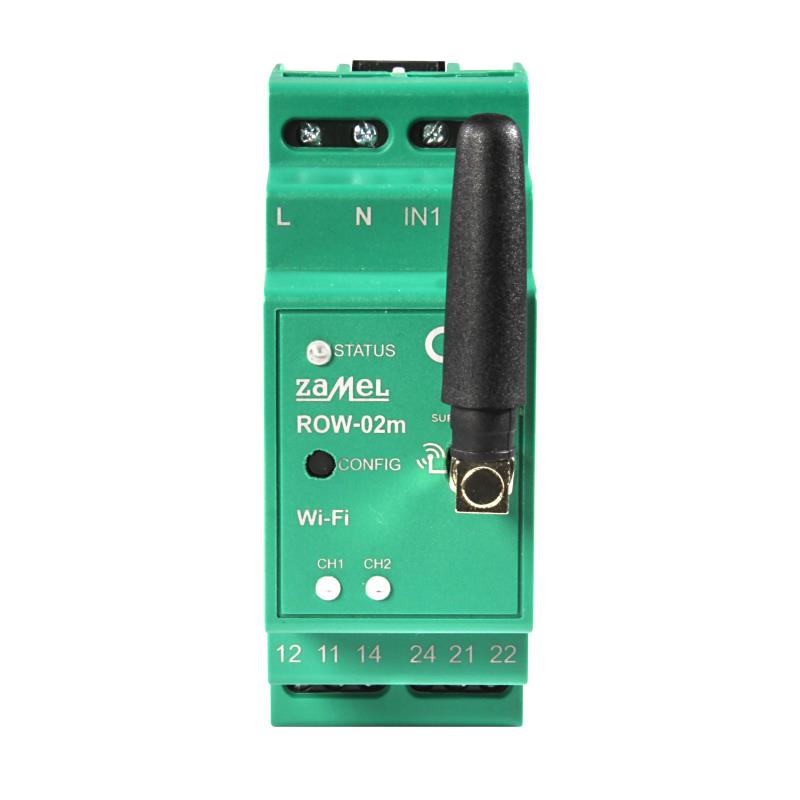 [ZMROW02m] RECETOR Wi-Fi 2 CANAIS MODULAR SUPLA