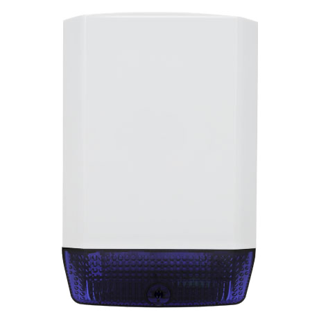 SIRENE ESX VERTICAL GRAU 3 FRENTE BRANCA LENTE AZUL