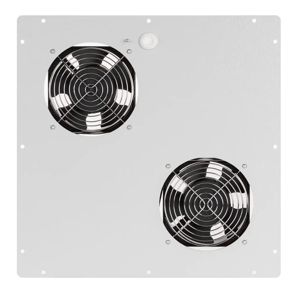 [DPR90655] PAINEL DE 2 VENTOINHAS DE 120 MM PARA GABINETES EXTERNOS