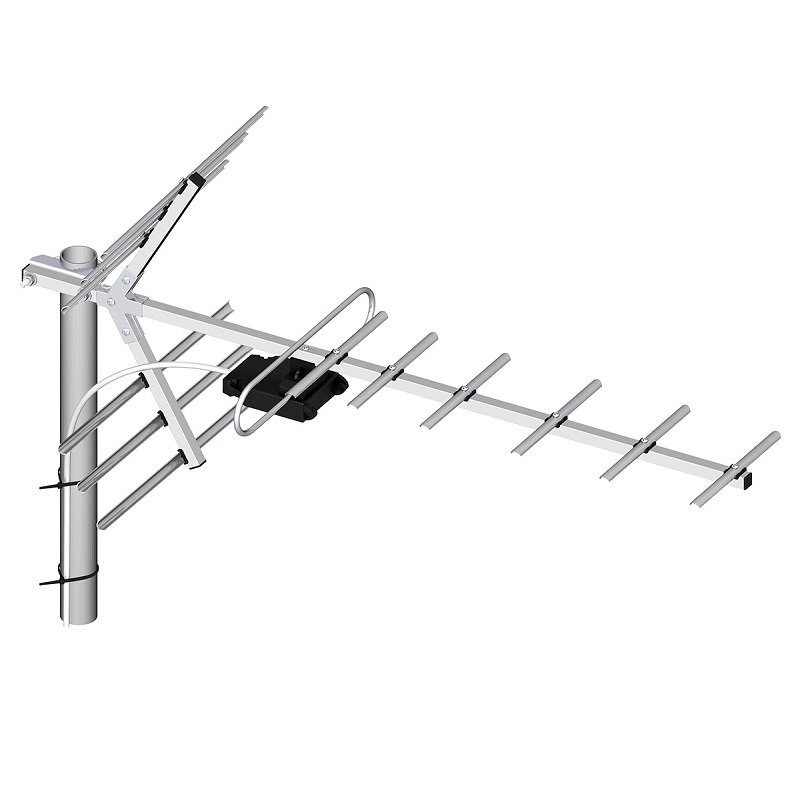 ANTENA TV UHF 16/21-69 DVB-T CON AMPLIFICADOR LAN-177