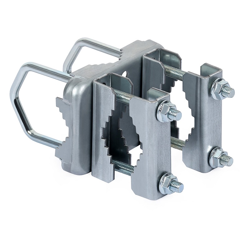 ABRAZADERA DOBLE CRUZADA DE POSTE OZK-50