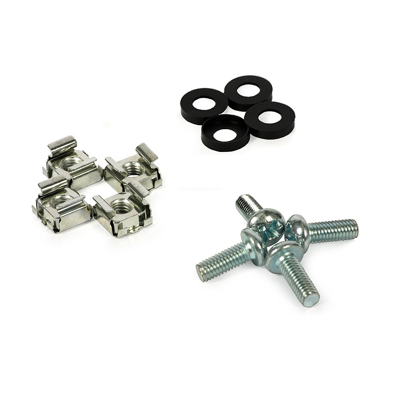 KIT MONTAJE RACK 4xPARAFUSOS+ANILLOS+PORCAS
