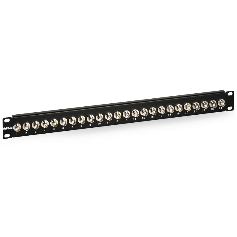PANEL BNC 24xBNC-F / BNV-F 19" RACK