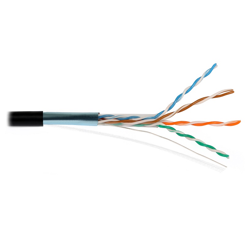 305m CABLE FTP CAT 5E NETSET NEGRO EXTERIOR