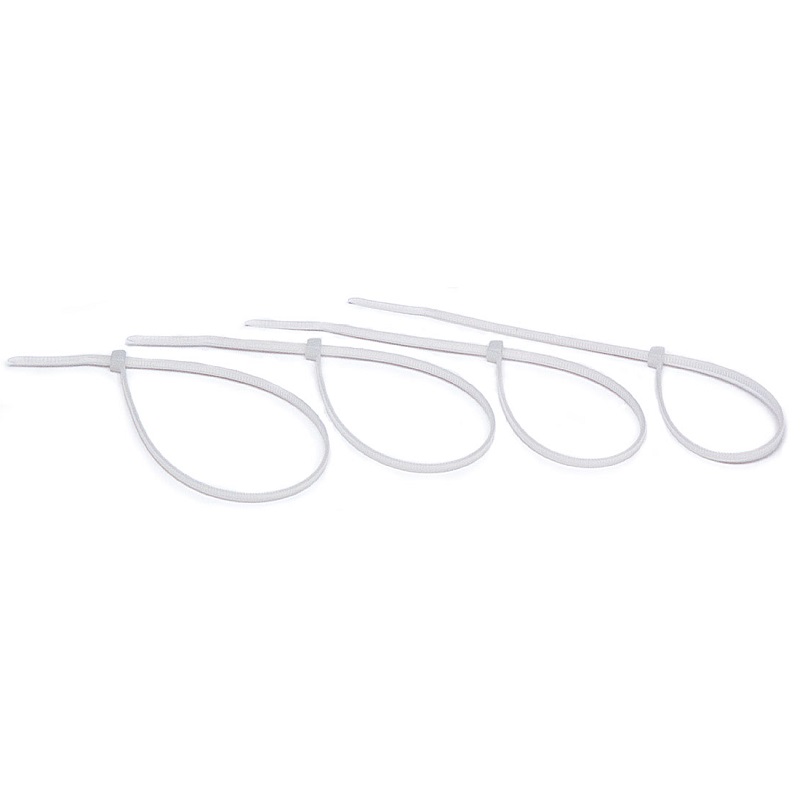 100x ABRAÇADEIRA FIVELA TZ20/3NS BRANCA 200x2.6mm