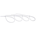 100x ABRAÇADEIRA FIVELA TZ20/3NS BRANCA 200x2.6mm