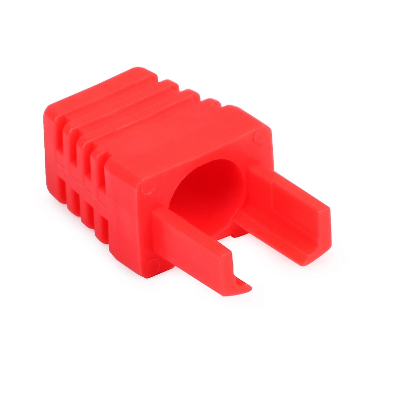 100x PROTECCIÓN MODULAR SLIM-LINE RJ45 ROJA