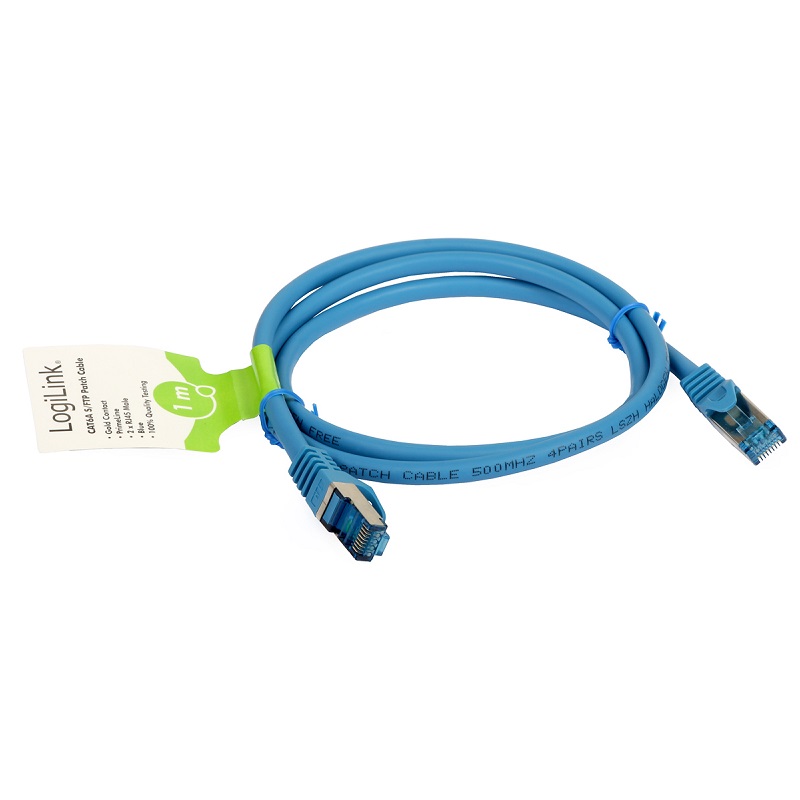 1m CABLE UTP CAT 6A PATCH S/FTP AZUL