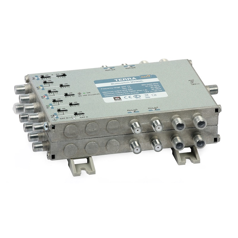MULTISWITCH 9/8 MSV-908  SEM FONTE ALIMENTAÇÃO