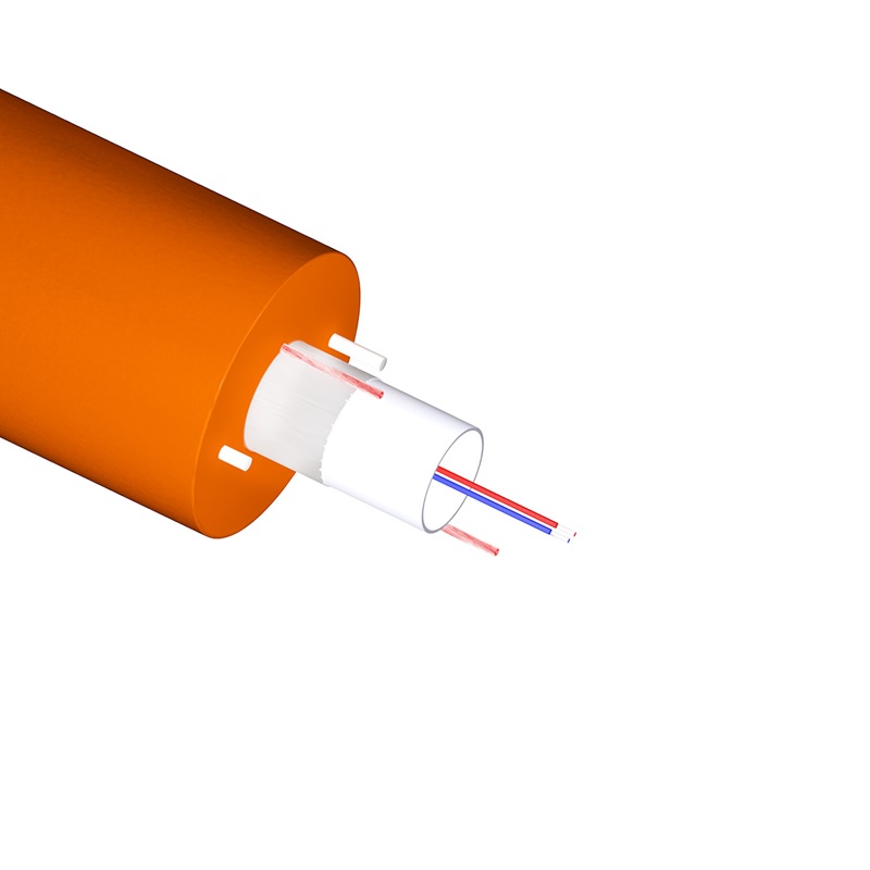 CABLE FIBRA ÓPTICA INSTALACIÓN SUBTERRÂNEA DAC 2J 9/125 G.657A1 2.5 kN