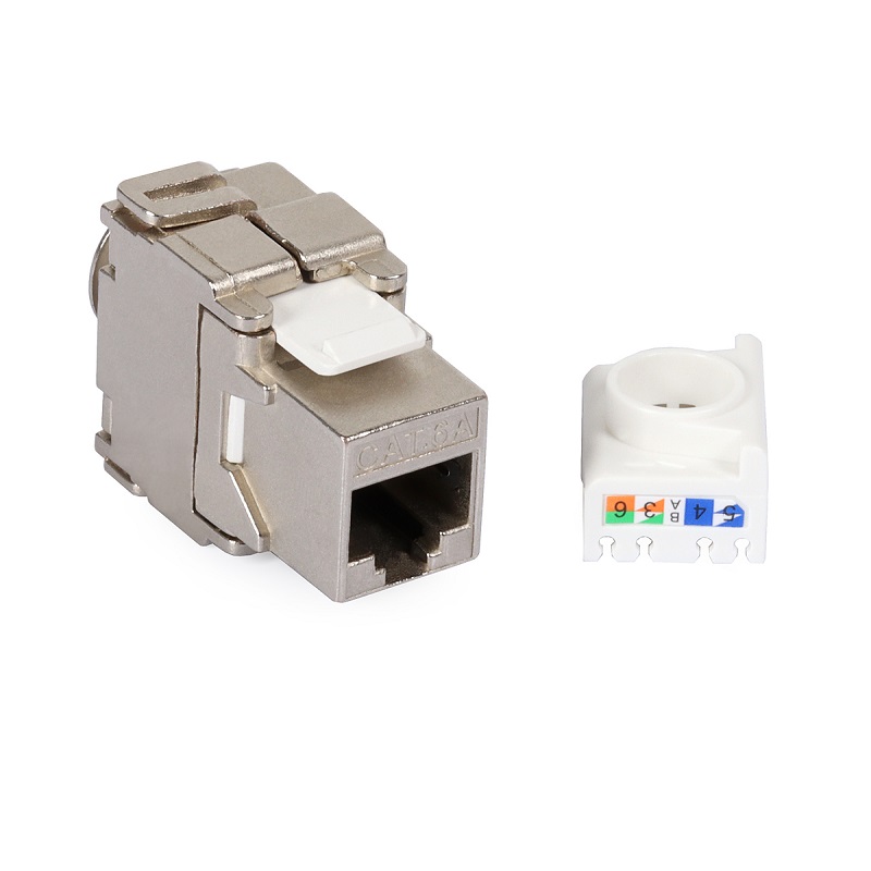 MÓDULO KEYSTONE RJ-45 STP CAT 6A SEM FERRAMENTA