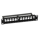 PANEL 24x KEYSTONE RACK 10"