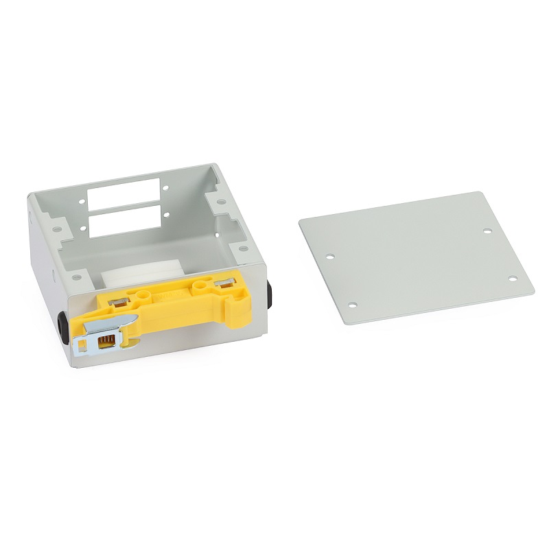 CAIXA DISTRIBUIÇÃO DE FIBRA ÓTICA MINI ODF-DIN 2xSC DUPLEX