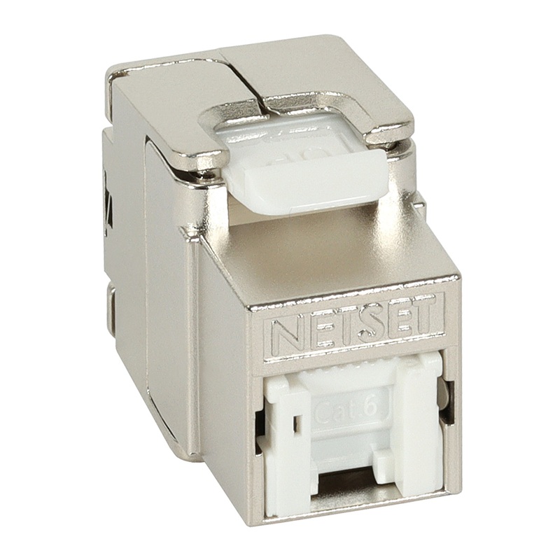 MÓDULO KEYSTONE NETSET RJ-45 STP CAT 6 BLINDADO SEM FERRAMENTA