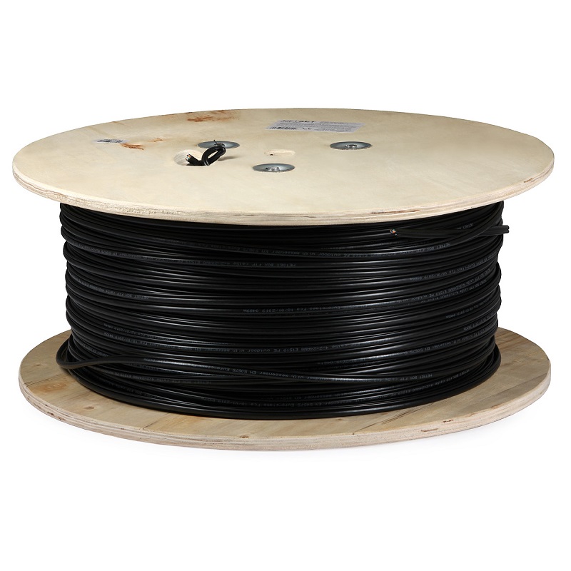 500m CABLE BLINDADO CAT 5E NETSET F/UTP EXTERIOR CON CABLE DE SOPORTE
