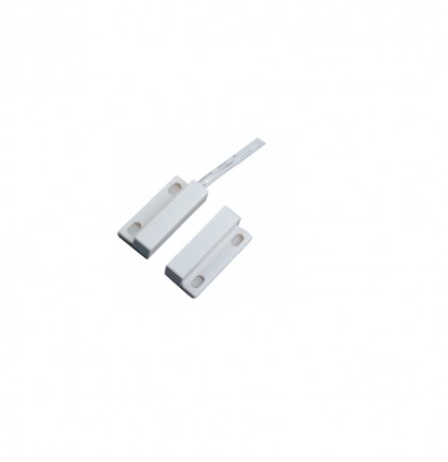 CONTACTO MAGNÉTICO BR BLANCO NCO 28X13mm TERMINALES PT-COMUN VM-NA BR-NC