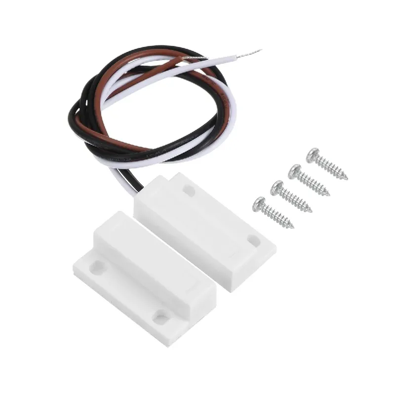[SKCM2012NF/NA] CONTACTO MAGNÉTICO BR BLANCO NCO 28X13mm TERMINALES PT-COMUN VM-NA BR-NC