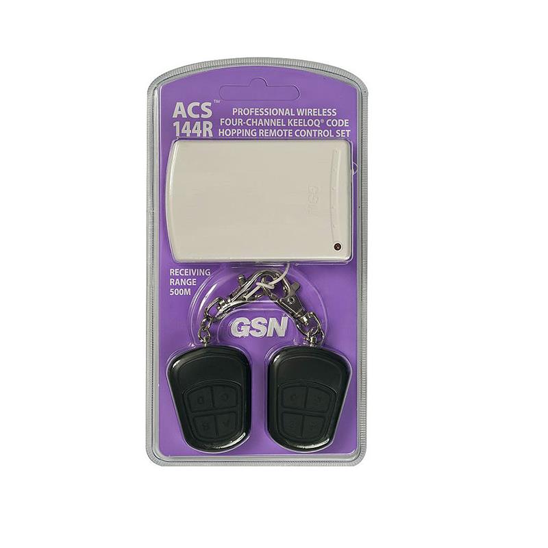 [ACS-144] KIT ALARME WIRELESS 4xCANAIS KEYLOCK 1xRX + 2xTX