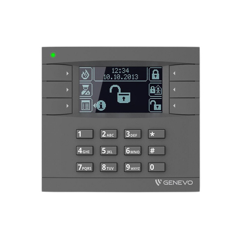 [PRiMALCD-GY-BK] TECLADO PRiMA LCD ANTRACITA/NEGRO