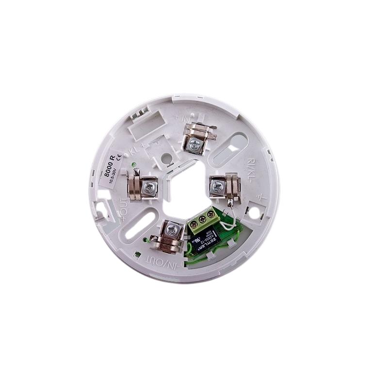 BASE CON RELÉ 12Vdc PARA DETECTORES FD8xxx