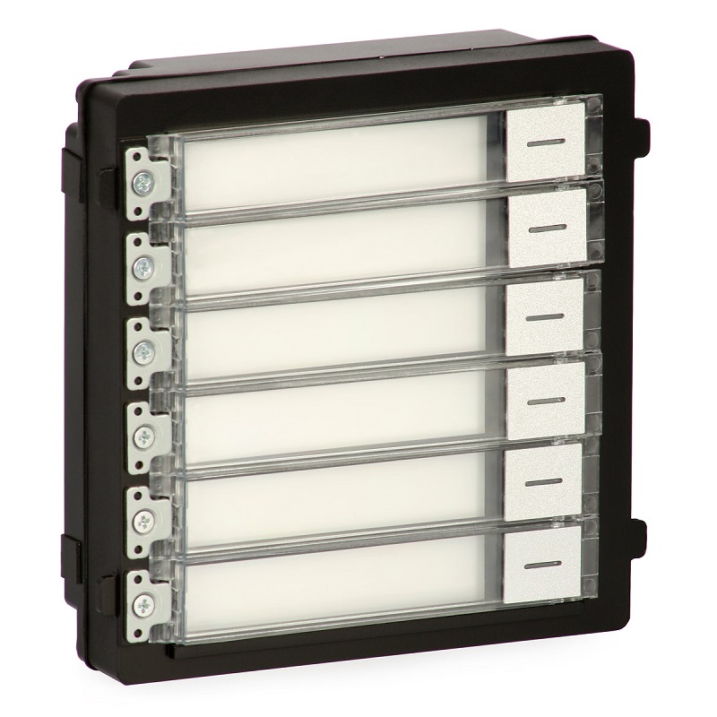 MÓDULO PANEL DE ENTRADA DE 6 BOTONES DS-KD-KK HIKVISION V.2 