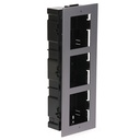 ARO DE ENCASTRAR 3 MÓDULOS DS-KD-ACF3 HIKVISION V.2