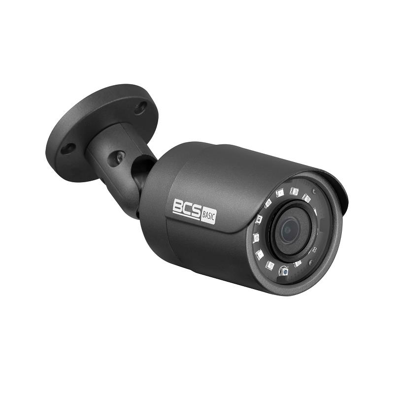 CÂMARA TUBULAR HD BCS BASIC 2MPX 2.8mm 0.02lx IV30m IP65 GRAFITE