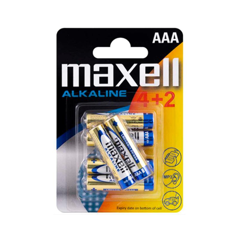 4+2x BATERÍA ALCALINA 1.5V - AAA LR03