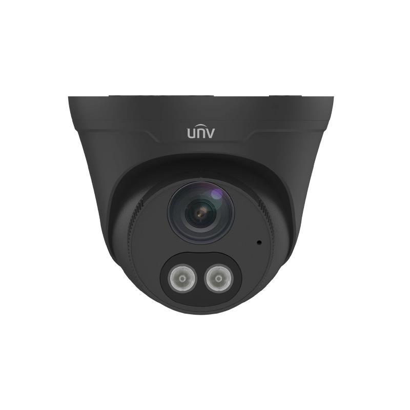 [IPC3614LE-ADF28KC-DL-BLACK] CÂMARA IP TURRET 4MPX 2.8mm IV30m IP67 120dB WDR DUAL LIGHT PRETA